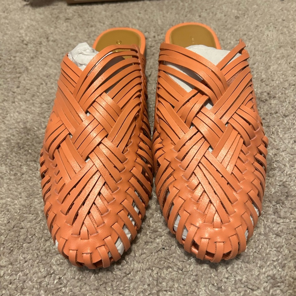 Pilcro Woven Leather Flat - Anthropologie
